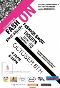 Flyer for Fash-On event